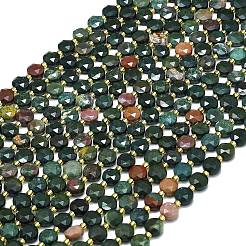 Natural Bloodstone/Heliotrope Stone Beads Strands&nbsp;G-C116-A58-02