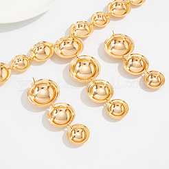 Iron Pendant Necklaces & Stud Earrings Sets&nbsp;WG3A6E0-01