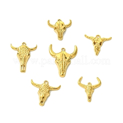 6Pcs 6 Styles 304 Stainless Steel Pendants&nbsp;STAS-CJ0003-33