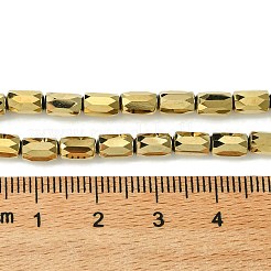 Electroplate Glass Beads Strands&nbsp;GLAA-Q101-02A-FP01