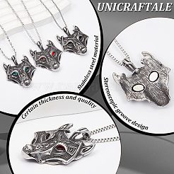 3Pcs 3 Colors 304 Stainless Steel Pendants&nbsp;STAS-UN0055-81