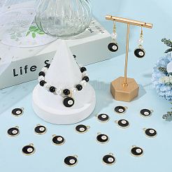 40Pcs Alloy Enamel Pendants&nbsp;FIND-SC0016-76G