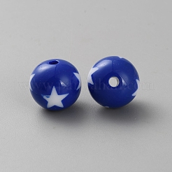 Opaque Acrylic Beads&nbsp;LS-SACR-WH20002-002I