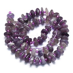 Natural Purple Tourmaline Beads Strands&nbsp;G-K245-H08-A01