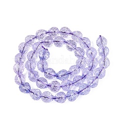 Crackle Transparent Glass Beads Strands&nbsp;GLAA-N068-04A-07