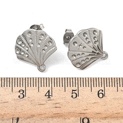 304 Stainless Steel Stud Earring Findings&nbsp;STAS-Z175-02P-02