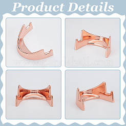 4Pcs Zinc Alloy Commemorative Coin Holder&nbsp;ODIS-ME0001-02