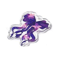 Spray Printed Acrylic Pendants&nbsp;TACR-P006-C02