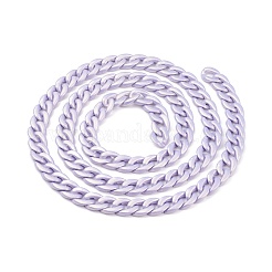 Spray Painted Acrylic Curb Chains&nbsp;AJEW-JB01089