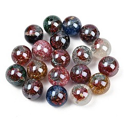 Luminous Transparent Resin Inner Flower Beads&nbsp;RESI-C070-09