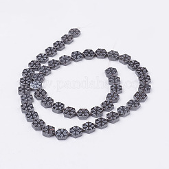 Non-magnetic Synthetic Hematite Beads Strands&nbsp;G-P341-04-8x3mm
