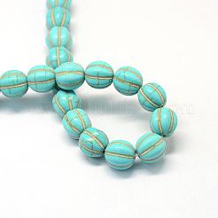 Synthetic Turquoise Gemstone Bead Strands&nbsp;TURQ-S282-20