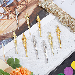 18Pcs 3 Colors Alloy EarPicks&nbsp;MRMJ-HY0002-45
