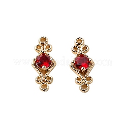 Brass Pave Cubic Zirconia Connector Charms&nbsp;PW-WG57330-M