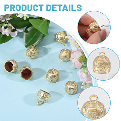 16Pcs Tibetan Style Alloy Cord Ends&nbsp;TIBEP-CA0010-24MG