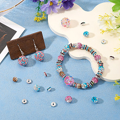 66Pcs 5 Styles Polymer Clay Pave Rhinestone Beads&nbsp;DIY-TA0013-93