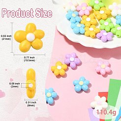 Opaque Acrylic Beads&nbsp;OACR-CJC0009-06