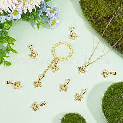 12Pcs 304 Stainless Steel Pendants&nbsp;STAS-UN0054-33