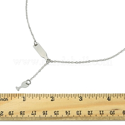 2Pcs 2 Colors Alloy Cable Chain Wine Cup Pendant Y Necklaces for Women&nbsp;AJEW-FS0001-23