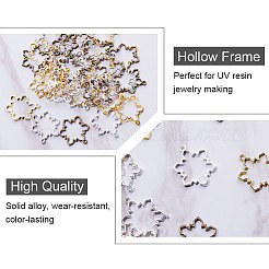  Alloy Open Back Bezel Pendants&nbsp;PALLOY-OC0001-14
