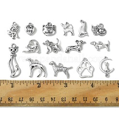 60Pcs 15 Styles Tibetan Styles Alloy Pendants&nbsp;FIND-FS0002-01