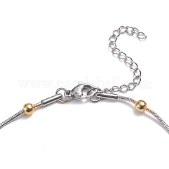 304 Stainless Steel Round Snake Chain Anklets&nbsp;LS-AJEW-G024-13A