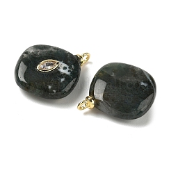 Natural Moss Agate Pendants&nbsp;G-H328-06G-B13