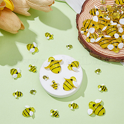 74Pcs 5 Styles Luminous Transparent Resin Cabochons&nbsp;RESI-SC0006-73