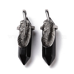 Natural Obsidian Pendants&nbsp;G-E059-04AS-01