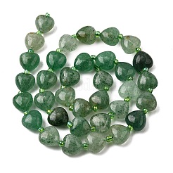 Natural Green Strawberry Quartz Beads Strands&nbsp;G-F799-C02-01
