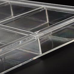 Rectangle Shaped Plastic Jewelry Bead Containers&nbsp;OBOX-O002-03