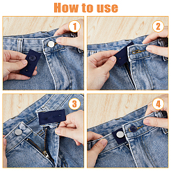 4Pcs Cotton Adjustable Pants Waist Extender&nbsp;FIND-FH0010-14A