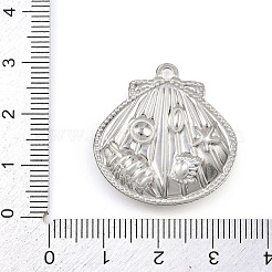 304 Stainless Steel Pendants&nbsp;STAS-C140-03F-P