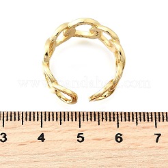Brass Micro Pave Cubic Zirconia Cuff Rings for Women&nbsp;RJEW-F184-16G