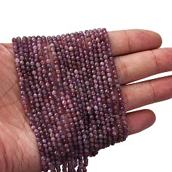 Natural Ruby Beads Strands&nbsp;G-F509-16-3mm-01