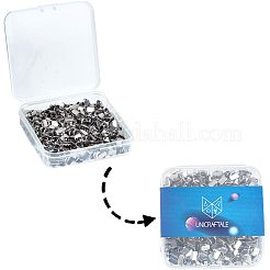 304 Stainless Steel Ribbon Crimp Ends&nbsp;STAS-UN0001-97A