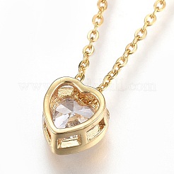 304 Stainless Steel Pendant Necklaces&nbsp;NJEW-O108-14