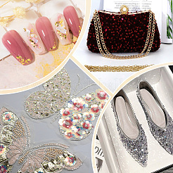 120G 6 Colors Plastic Sequins Beads&nbsp;PVC-CP0001-02B