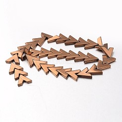 Electroplate Non-magnetic Synthetic Hematite Bead Strands&nbsp;G-F300-21-08