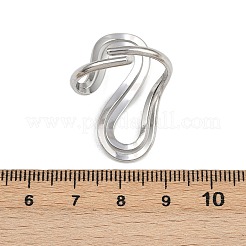 304 Stainless Steel Open Cuff Rings for Women&nbsp;RJEW-K303-06P