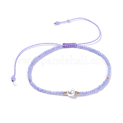 Adjustable Nylon Thread Braided Beads Bracelets&nbsp;BJEW-JB04375