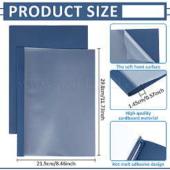 Rectangle PET Hot Melt Binding Cover&nbsp;AJEW-WH0410-215B