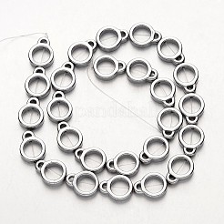 Electroplate Non-magnetic Synthetic Hematite Bead Strands&nbsp;G-F300-50-01