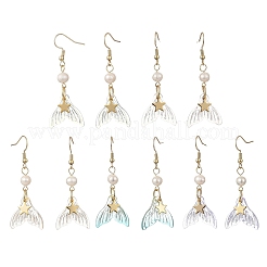Glass Dangle Earrings&nbsp;EJEW-JE07309