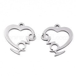 Non-Tarnish Valentine's Day 201 Stainless Steel Pendants&nbsp;LS-STAS-S081-076