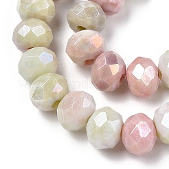 Ombre Effect Dyed Glass Beads Strands&nbsp;X-GLAA-C023-02-B03