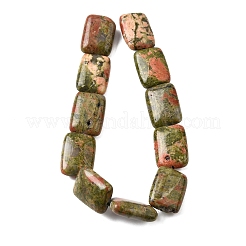 Natural Unakite Beads Strands&nbsp;G-S386-A02