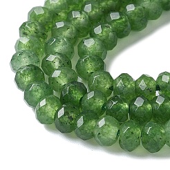Dyed Natural Malaysia Jade Rondelle Beads Strands&nbsp;X-G-E316-2x4mm-57