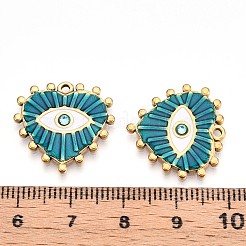 Ion Plating(IP) 304 Stainless Steel Enamel Rhinestone Pendants&nbsp;STAS-T064-56A