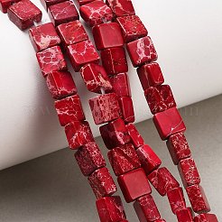 Dyed Natural Imperial Jasper Beads Strands&nbsp;G-F833-A01-01